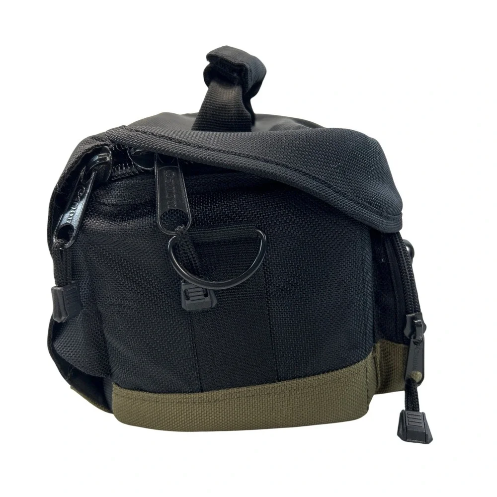 Canon Camera Bag Black Olive Green Padded Waist Belt Case‎ Small Photography